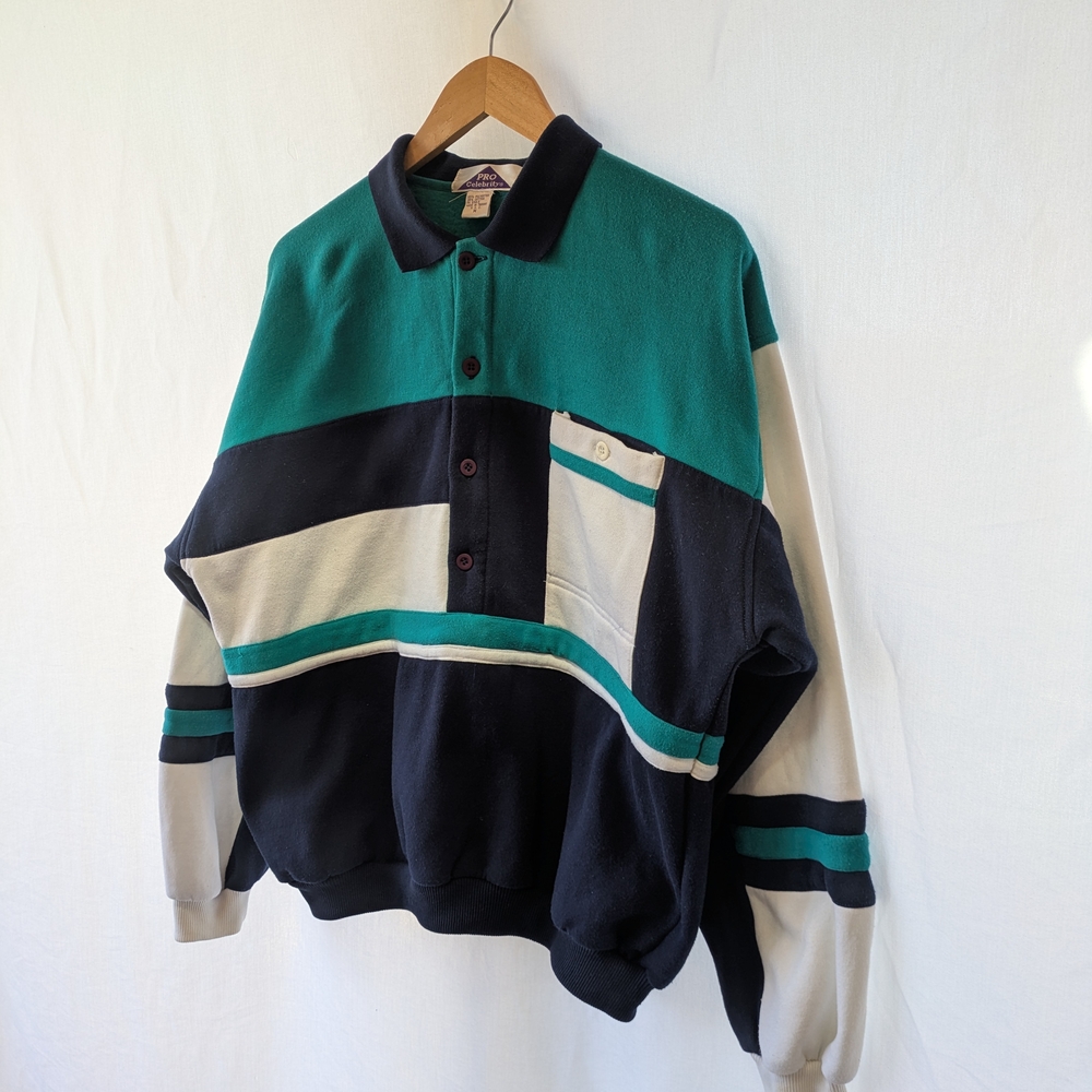 Colorblock Men's Sweater - Picture 3 of 6